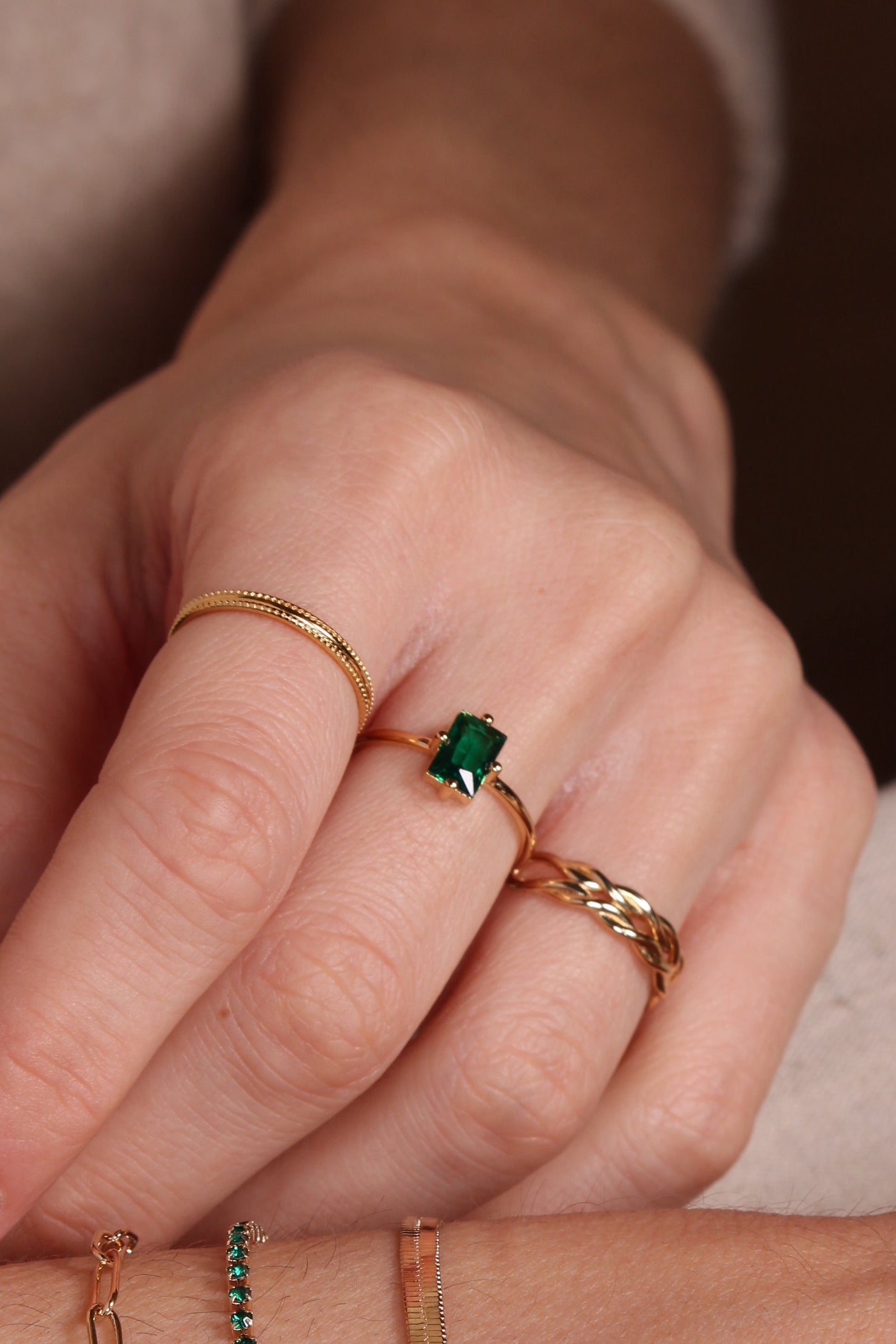 Bague Madeleine Vert